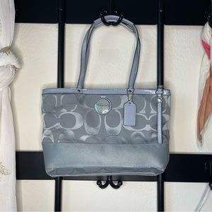 Slate Blue Coach Purse